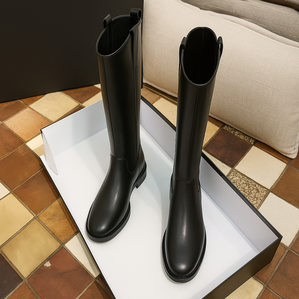 Bota Cano Longo Feminina Letícia