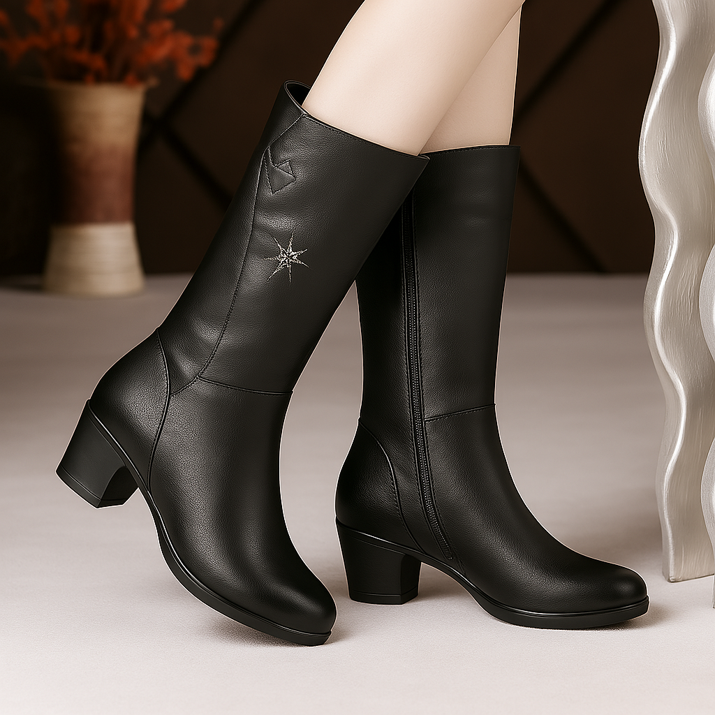 Bota Cano Médio Feminina Isabelle