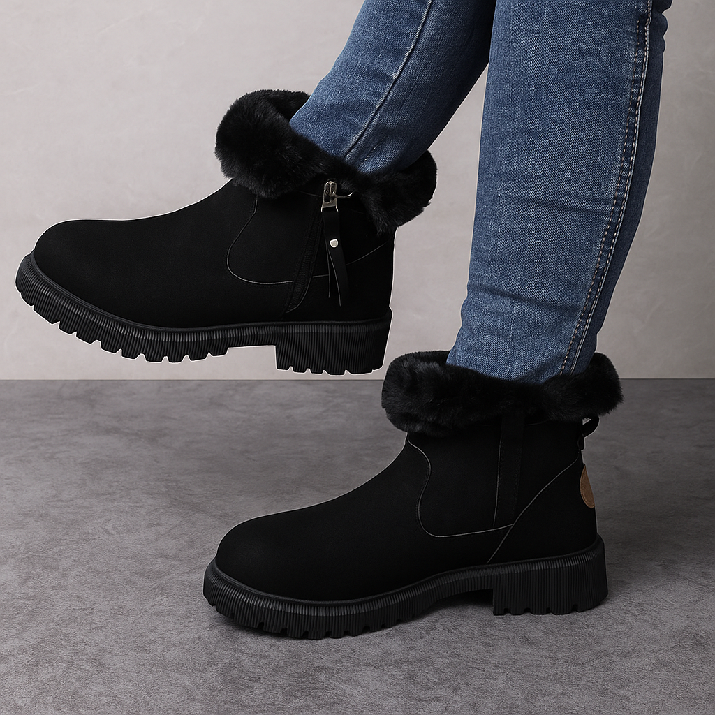 Bota Pelúciada Feminina Cano Curto Elisa