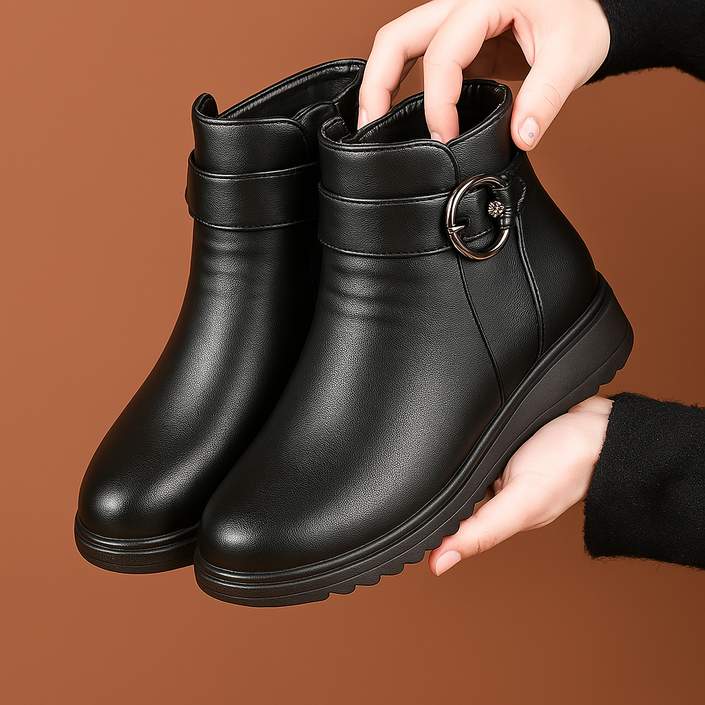 Bota Peluciada Feminina Cano Curto Alice