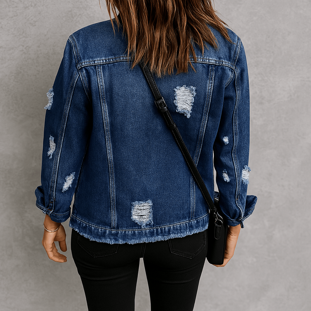 Jaqueta Feminina Jeans Jaiane