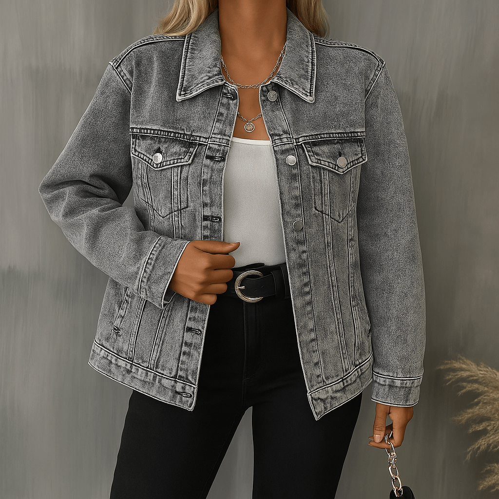 Jaqueta Feminina Jeans Naiana