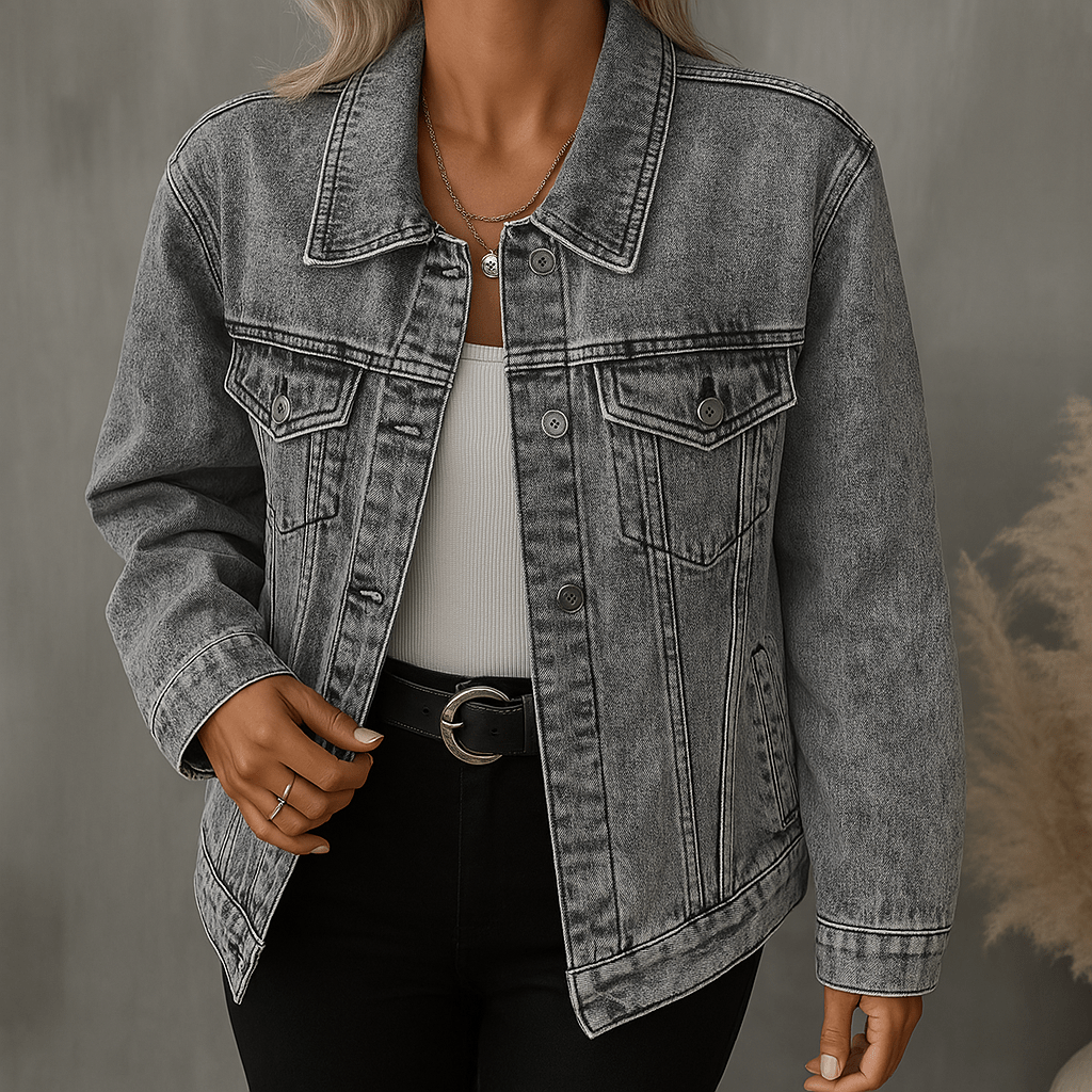 Jaqueta Feminina Jeans Naiana