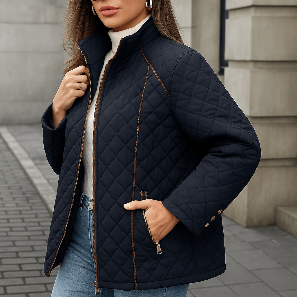 Jaqueta Feminina Puffer Forrada Fabiana