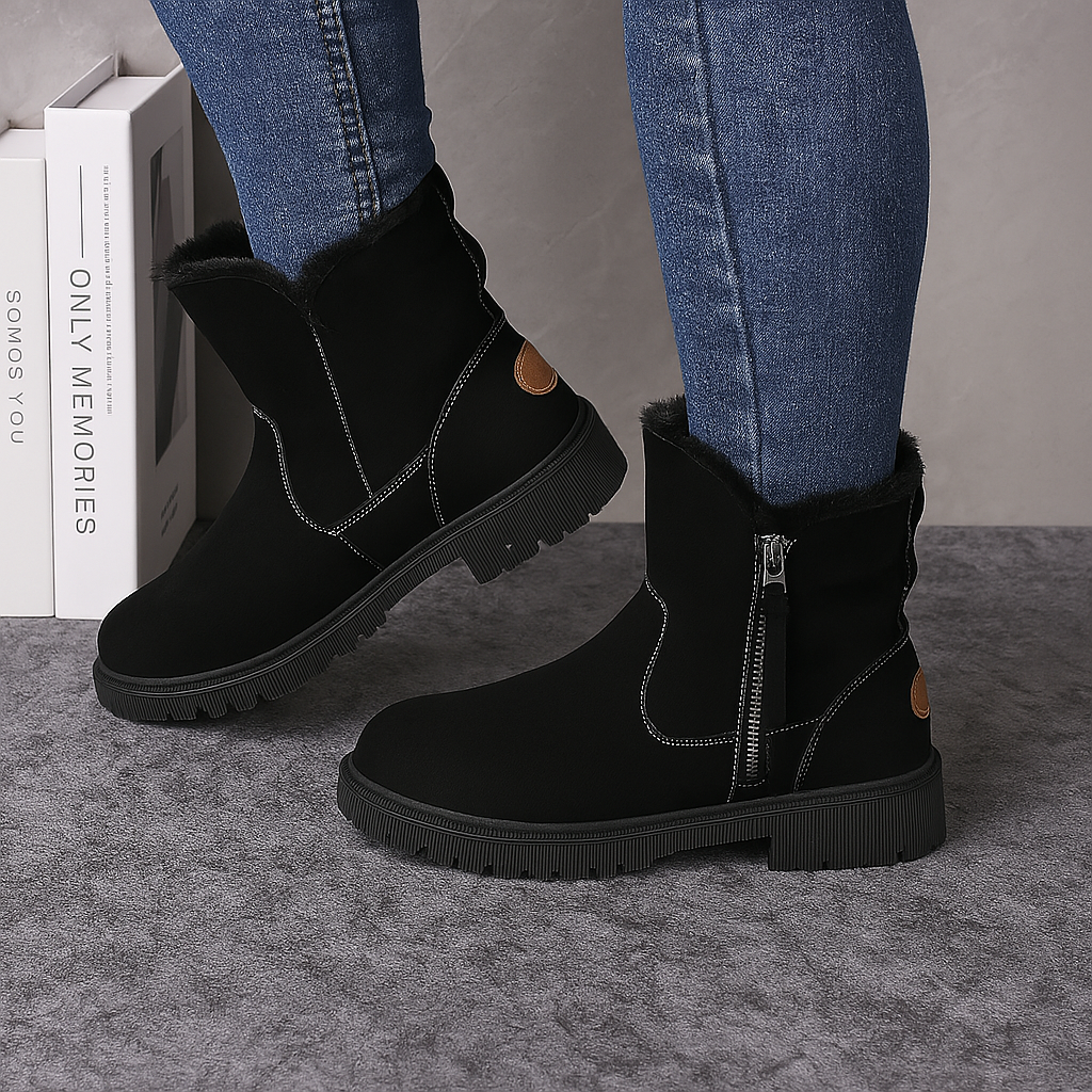 Bota Pelúciada Feminina Cano Curto Elisa