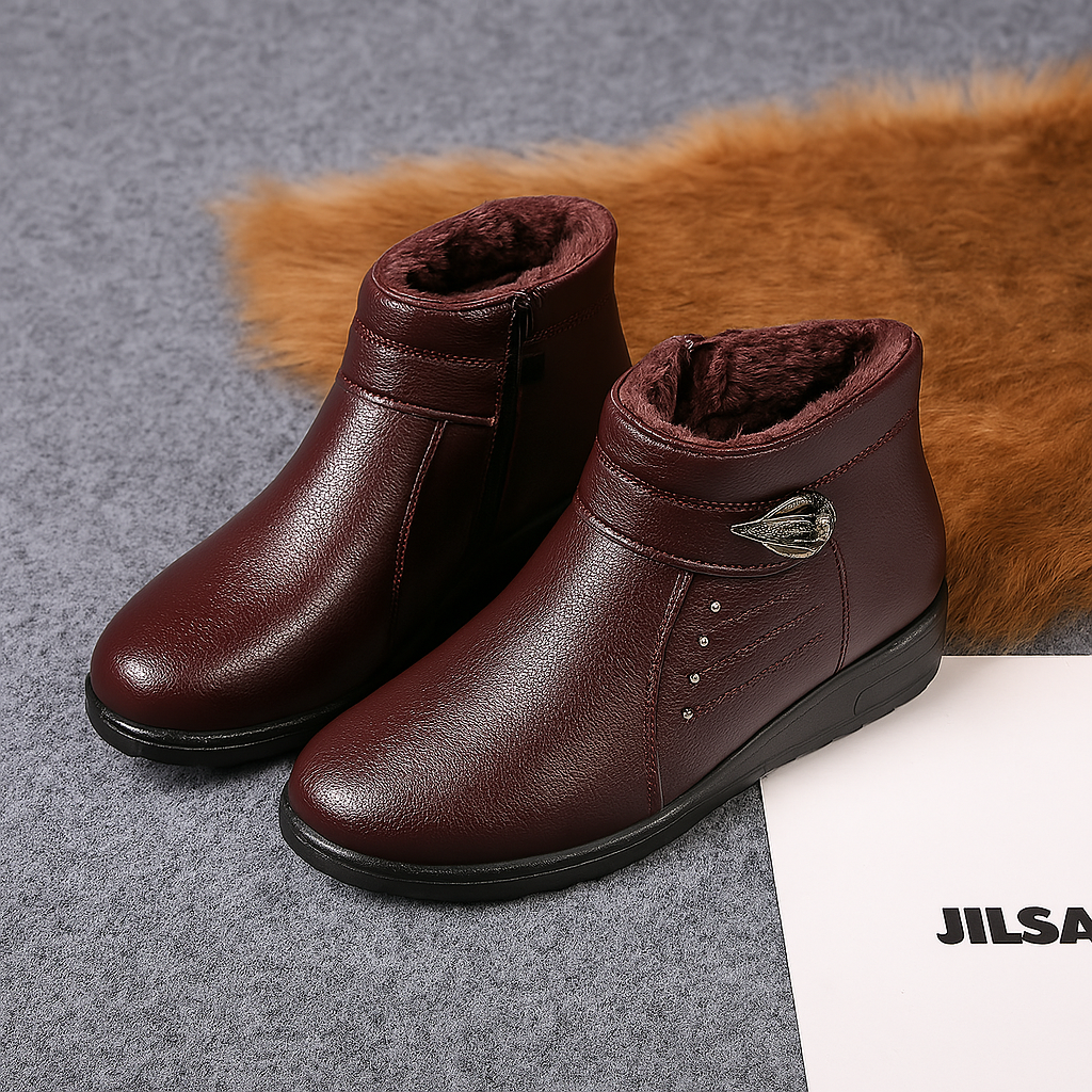 Bota Pelúciada Feminina Cano Curto Maria