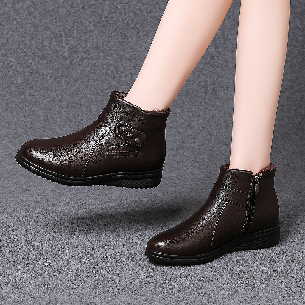 Bota Pelúciada Feminina Cano Curto Maria