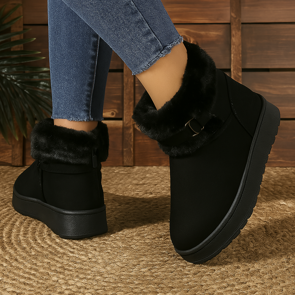 Bota Pelúciada Feminina Luna