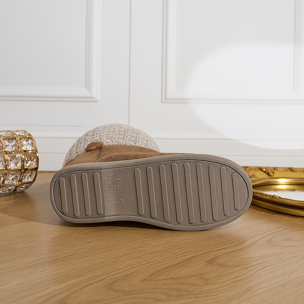 Bota Tricotada Feminina Cano Médio Esther