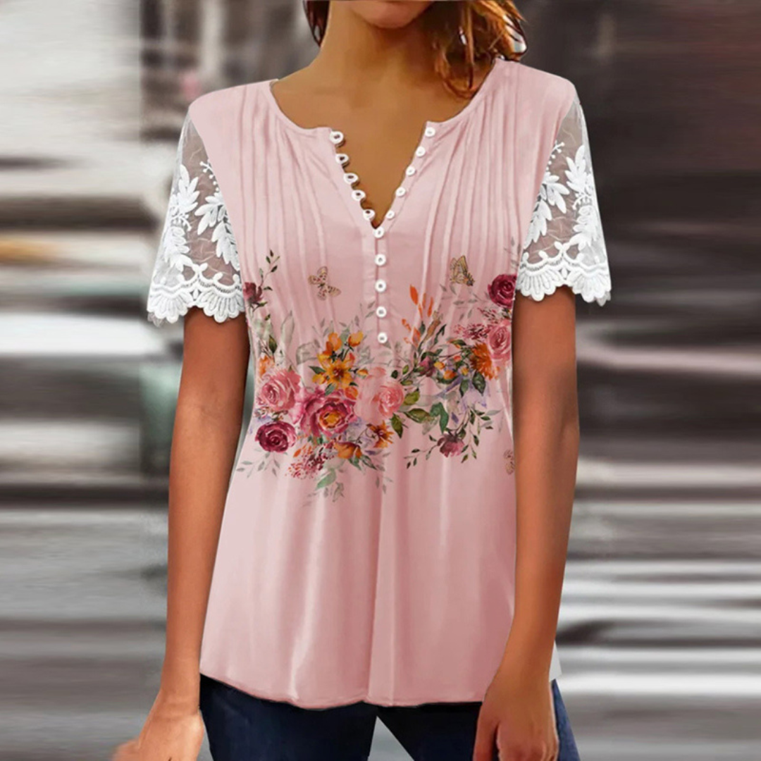 Blusa Florida Feminina