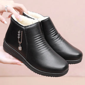 Bota Peluciada Feminina Cano Curto